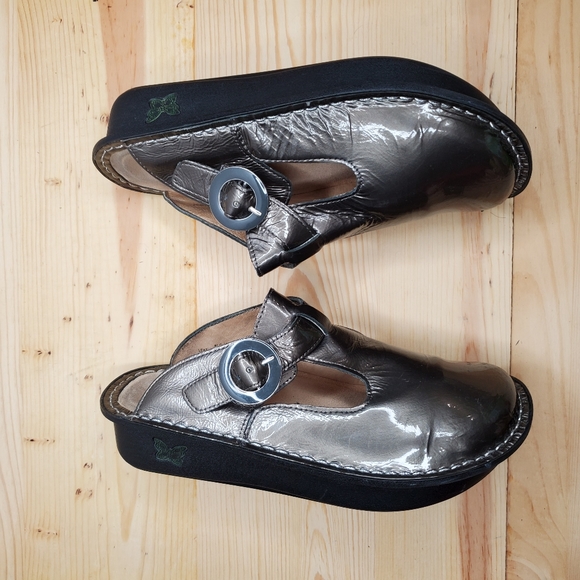 Alegria by PG metalic green clogs size 37 - Picture 5 of 6